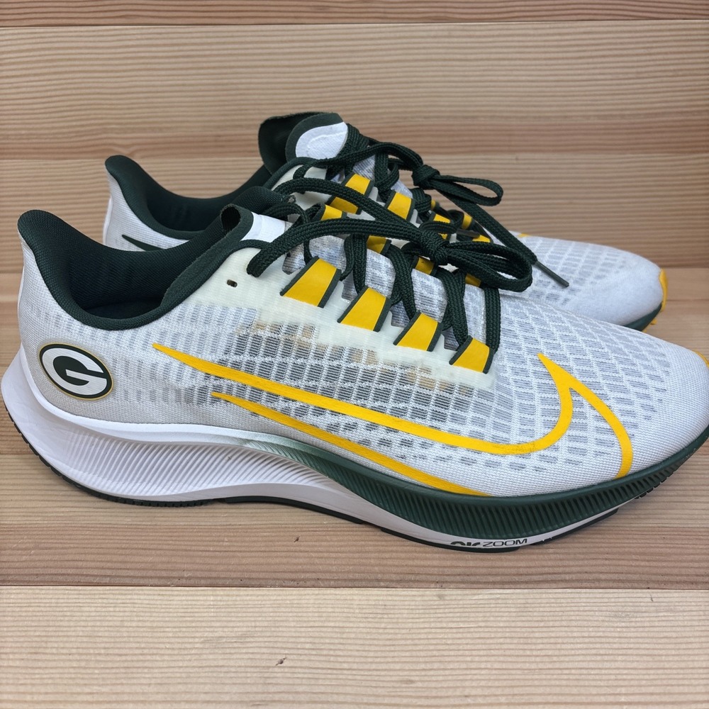 Nike Air Zoom Pegasus 37 'Green Bay Packers' Running Shoes Sz 11 NFL Men's Sz 11